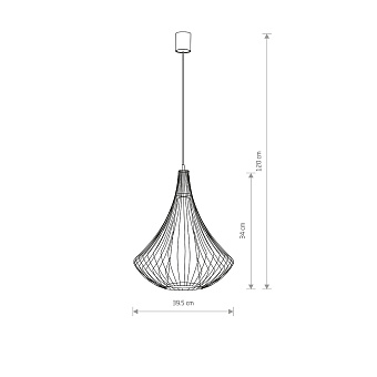 Светильник подвесной Nowodvorski Karen 4607 40Вт E27