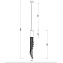 Светильник подвесной CRYSTAL LUX CREEK CREEK SP1 50Вт GU10
