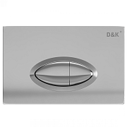 Панель смыва D&K DB1399001 хром