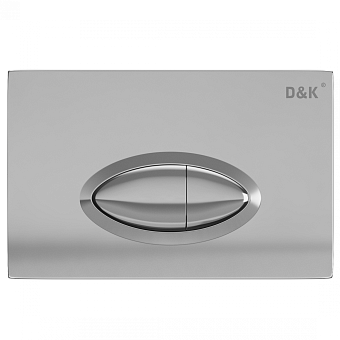 Панель смыва D&K DB1399001 хром