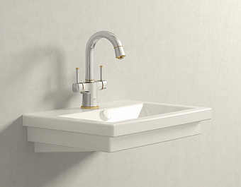 Смеситель для раковины GROHE Grandera 21107IG0 золото/хром