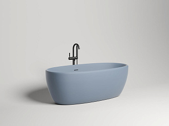 Ванна каменная SALINI LUCE NEW 100121MRF 170х85см S-Stone (Solix) матовая