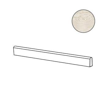 Бордюр ABK Crossroad Wood PF60001258 Batt. White Ret 120х6,5см 0,47кв.м.