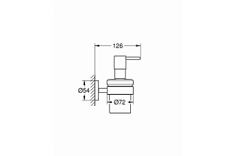 Дозатор GROHE Essentials 40448DC1 Суперсталь