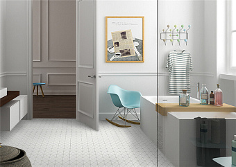 Керамическая мозаика Starmosaic Homework TR2-MW Albion White 25,9х25,9см 1,34кв.м.