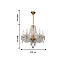 Люстра подвесная Favourite Simone 1736-6P 240Вт 6 лампочек E14