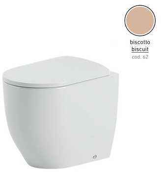 Унитаз приставной ArtCeram Monet MNV002 62 00 безободковый