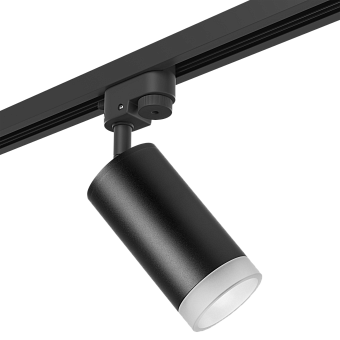 Трековый светильник Lightstar Rullo R1T43730 50Вт GU10 матовый чёрный для однофазного трека