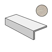 Плитка для ступеней Atlas Concord Италия Brave A1JP Gypsum Elemento L Grip 60х15см 0,09кв.м. неполированная