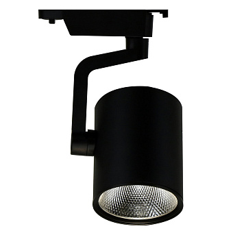 Трековый светильник Arte Lamp TRACCIA A2320PL-1BK 20Вт LED прозрачный для однофазного трека