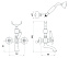 Смеситель для ванны Migliore Princeton Plus ML.PRP-8002.BR бронза