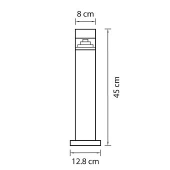 Светильник ландшафтный Lightstar Raggio 377907 6Вт IP55 LED чёрный