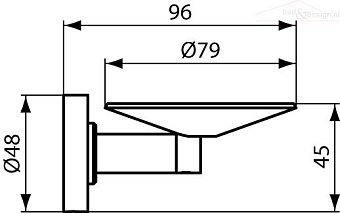 Мыльница IDEAL STANDARD IOM A9129AA хром