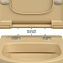 Унитаз подвесной BERGES EGO XL 083211 безободковый с микролифтом