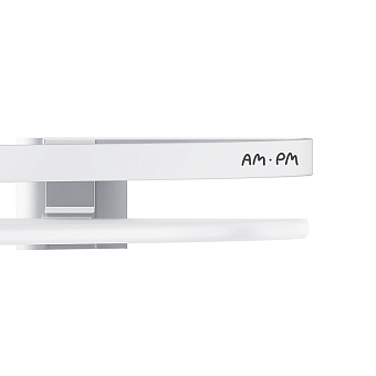 Полка в ванную угловая AM-PM Sense L A7456100 1-ярусная 24х34см серебристый