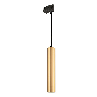 Трековый светильник Arlight Pipe 037419 9Вт LED золотой для трёхфазного трека
