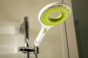Ручной душ GROHE Rainshower Icon 27276LS0 белый/зелёный