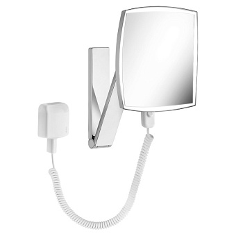 Косметическое зеркало Keuco iLook_move 17613 019001 30,8х30,8см хром с подсветкой