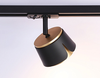Трековый светильник Ambrella Track System GL5344 12Вт GX53 золото для однофазного трека