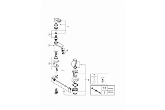Смеситель для раковины GROHE BauLoop 23335000 хром