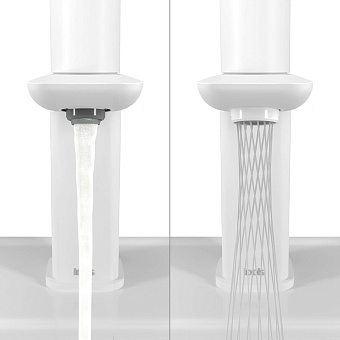 Смеситель для раковины IDDIS Slide SLIWTBTi01 белый матовый