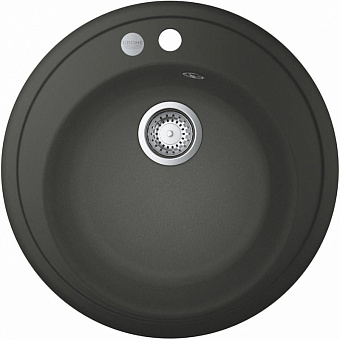 Мойка кухонная GROHE K200 31656AT0 51х51см серый гранит