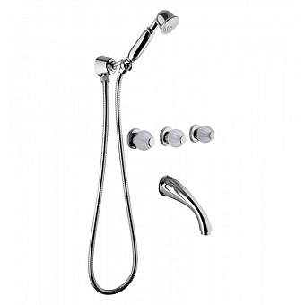 Смеситель для ванны Bongio Rivoli 05530CR00D хром