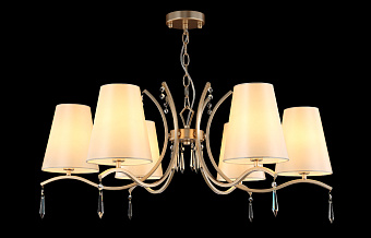 Люстра подвесная CRYSTAL LUX RENATA RENATA SP6 GOLD 360Вт 6 лампочек E14