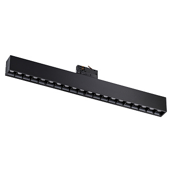 Трековый светильник Novotech ITER 358863 30Вт LED чёрный для трёхфазного трека