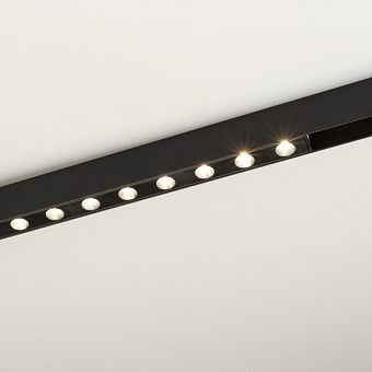 Магнитный трековый светильник Arlight Mag-Dots-25 034205 24Вт LED чёрный