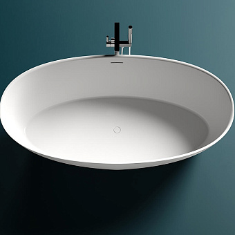 Ванна каменная SALINI ALDA 101911G S-Sense глянцевая 178х92см отдельностоящая