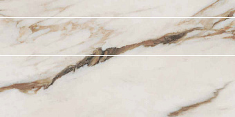 Матовый керамогранит ABK Sensi Signoria PF60009185 Mix Sizes Calacatta Vena Oro Nat R 60х30см 1,08кв.м.