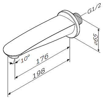 Излив AM-PM F8070000