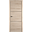 Межкомнатная дверь Владимирская фабрика дверей Urban 2 Sand Vellum Black Mould Экошпон 600х2000мм молдинг