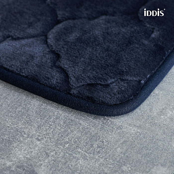Коврик для ванной IDDIS Basic B20P580i12 50х80см синий