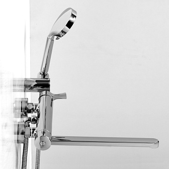 Смеситель для ванны WASSERKRAFT Berkel 4802L хром