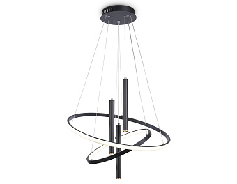 Люстра подвесная Ambrella COMFORT LineTech FL5372 93Вт 5 лампочек LED
