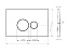 Панель смыва D&K DB1029001 хром