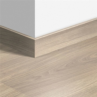 Плинтус Quick-Step 2400х77х14мм Доска дубовая светло-серая лакированная QSPSKR01304