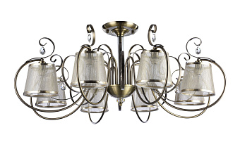 Светильник потолочный Freya Simone FR2020-CL-08-BZ 40Вт E14