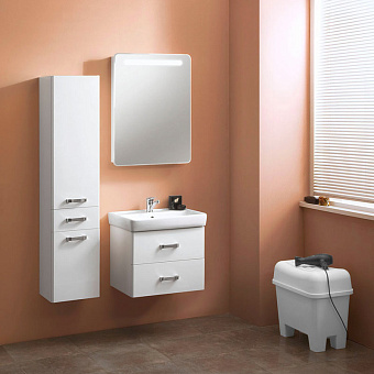 Шкаф зеркальный Акватон АМЕРИНА 1A135302AM01R 14х60,6х81см с подсветкой