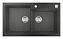 Мойка кухонная GROHE K500 31649AT0 86х50см серый