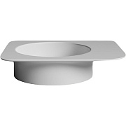 Раковина накладная SALINI NINFEA 110521M S-Stone матовая 54,5х44,7см
