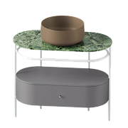 Столешница ArtCeram FLAIR 4.0 TFA010 93 Мрамор 48х95см verde issogne