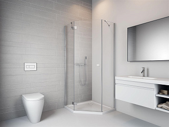Душевая дверь RADAWAY Essenza New 385010-01-01L 200х62см стекло прозрачное