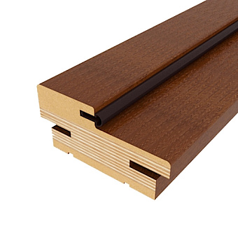 Торцевая дверная коробка Ока Античный орех МДФ 75х40мм