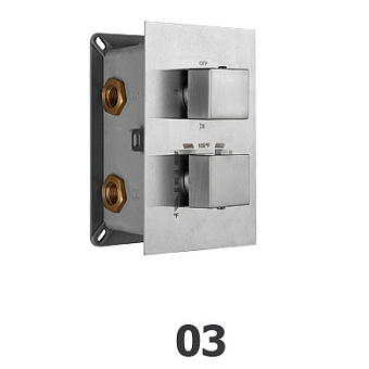 Смеситель для душа RGW Shower Panels 21140542-31 SP-42 хром