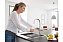 Смеситель для кухни GROHE Blue Home 31455DC0 высокий излив нержавеющая сталь