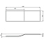 Экран для ванны IDEAL STANDARD CONNECT AIR E108401 170см