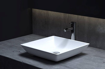 Раковина накладная SALINI CALLISTA 1101208SMRF S-Stone матовая 38х38см